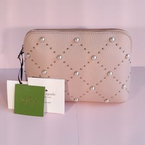 Kate Spade Briley Hayes Street Pearl Cosmetic Bag